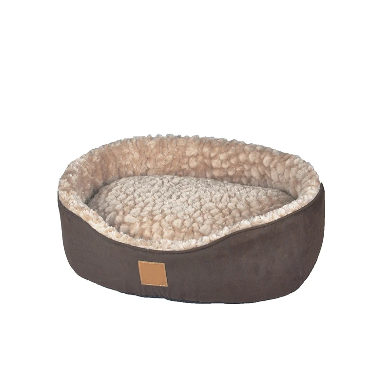 Comfortable Most Popular New Design Breathable Fluffy Rectangular Dog Bed With Short Plush Shaggy Non-slip Bottom Dog Bed