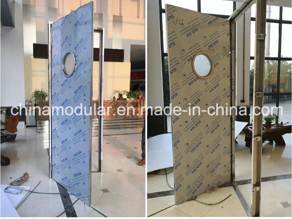 China Factory Supply CHAM-SSD05 High Quality 304 Stainless Steel Door for Pharmacy