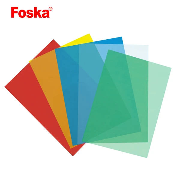 
Hot Sale A4 Transparent PVC Binding Cover 