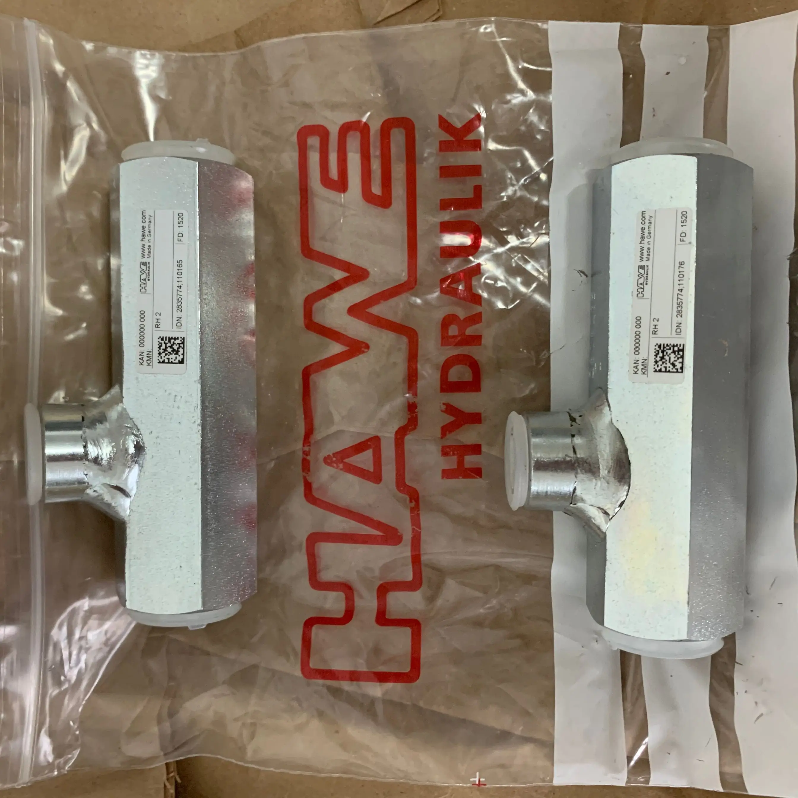 RH 2 RH2 HAWE hydraulic original stock check valve hydraforce eaton vickers IH sun hydraulics rexroth customised manifold