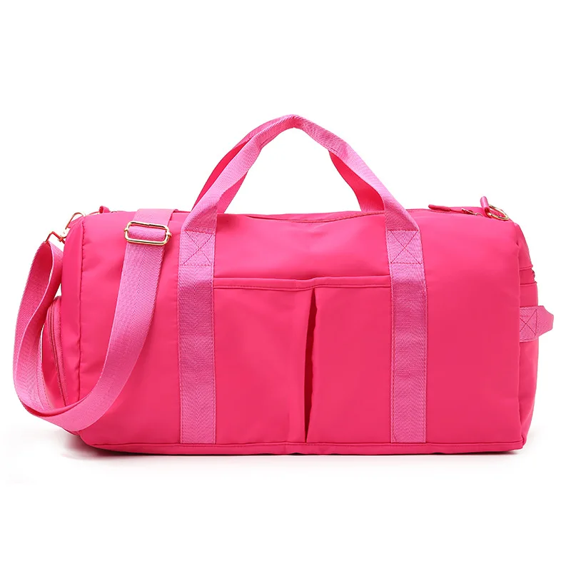 2023 Hot Sale Multicolor Durable Gym Sports Bag Large Waterproof polyester sport travel bag fitness bags for women