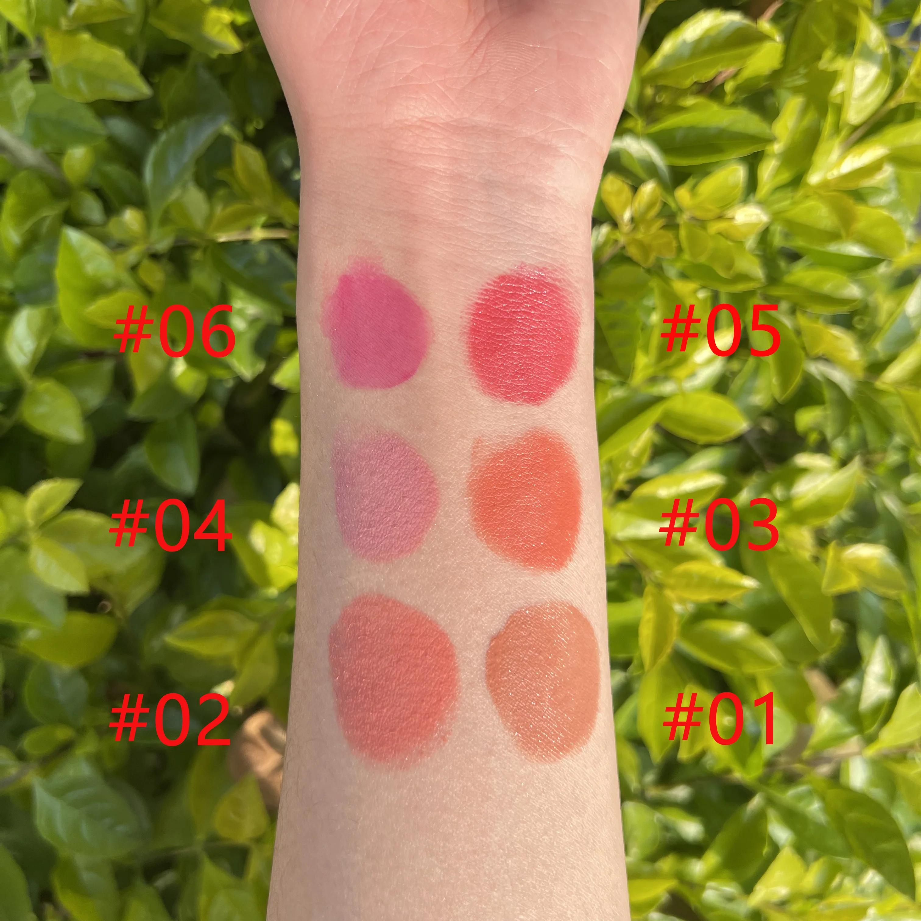 Low MOQ cosmetic private label Liquid Blush OEM wholesale Nude Makeup Naturally vegan Blusher Liquid
