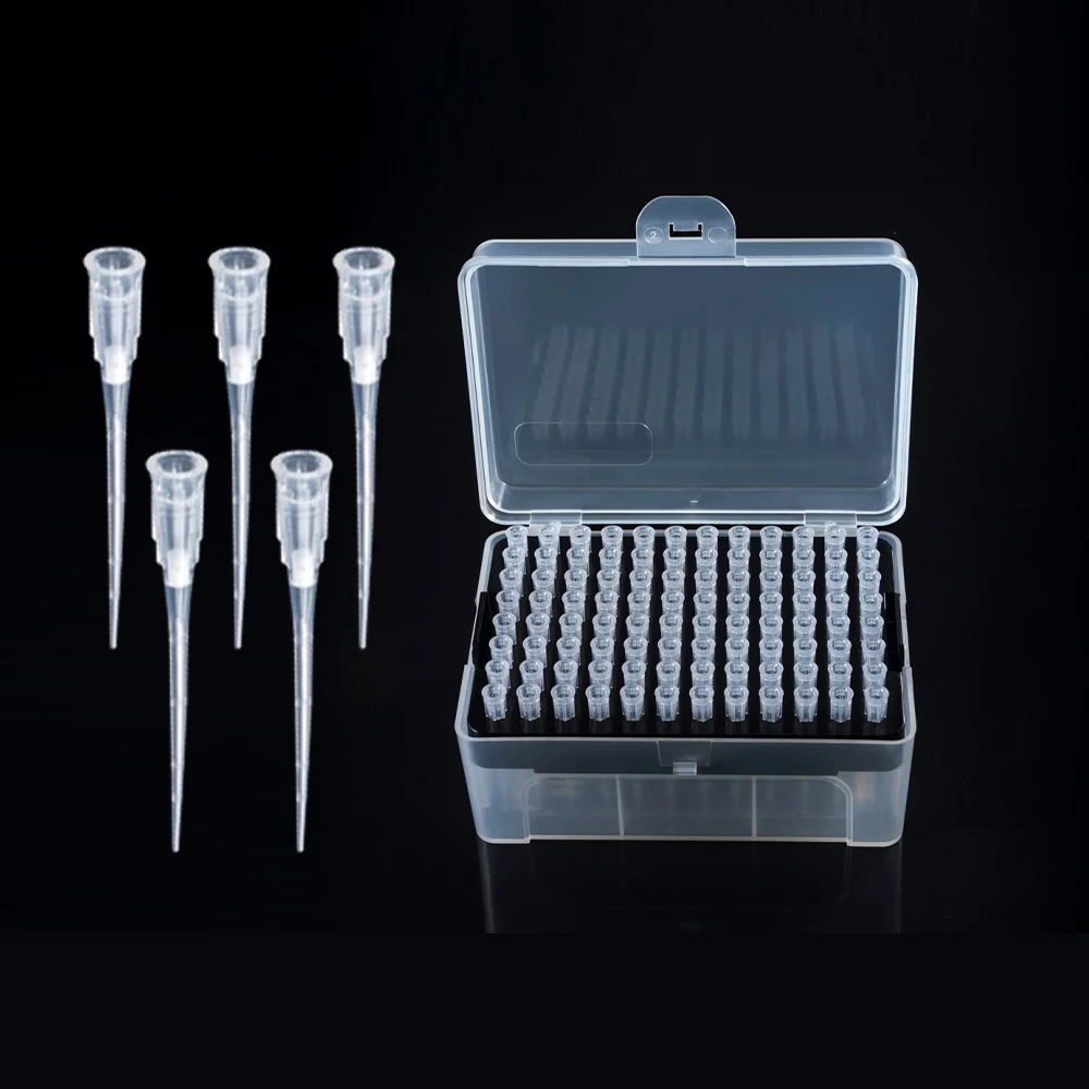 plastic bulk sterile 10ul filter micro pipette tips for laboratory DNase RNase Free