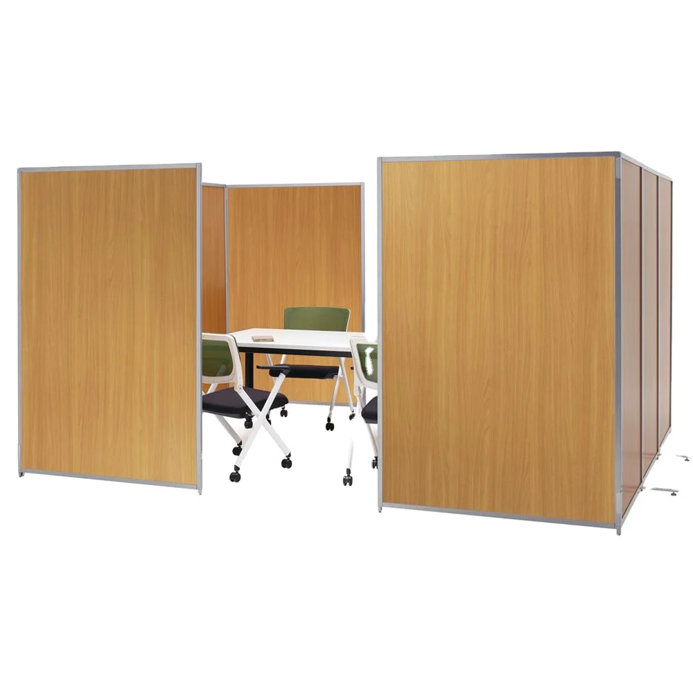Fence panale office screen dividers partition wall magnetic connection with stands work booth study room