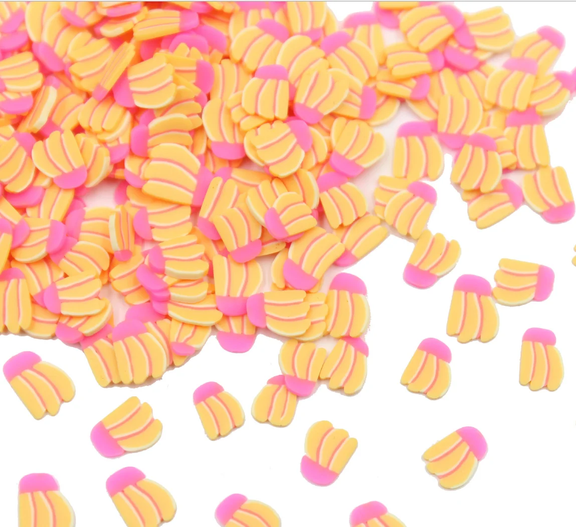 est Seller Polymer Clay / Fruit Slices Sprinkles for Slime and Nail Art, Slime Accessories Bulk Pack in 1 KG bag Hot sale p