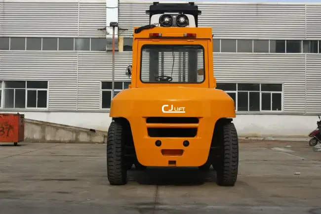 High quality 10 Ton diesel forklift with cabin manufacture 10000kg good price high quality certified forklift