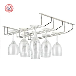Household stainless steel hanging upside down  wine glass rack