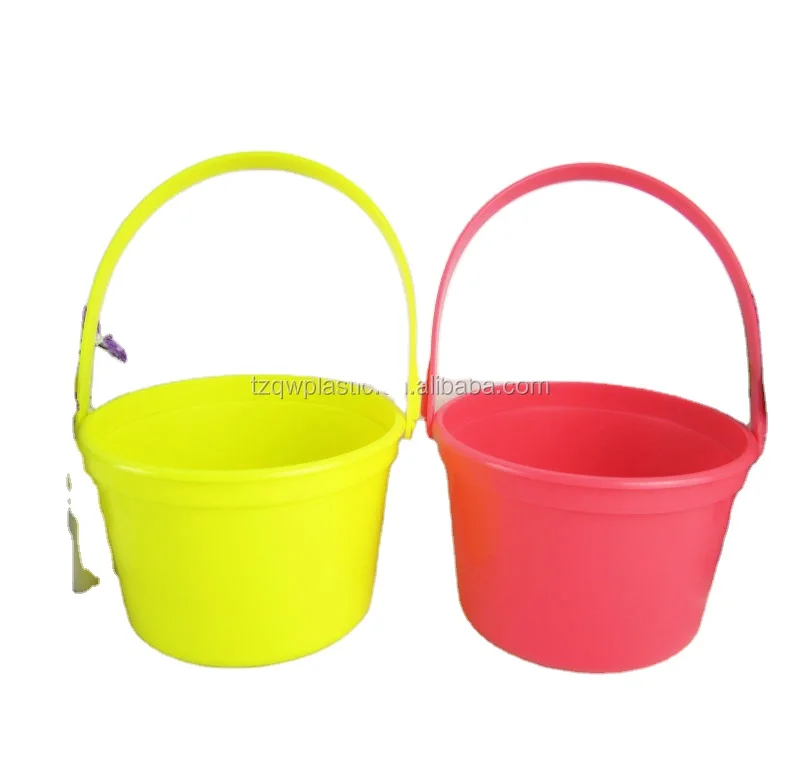 BPA Free Mini Plastic Bucket with Handle,the Capacity for 14oz