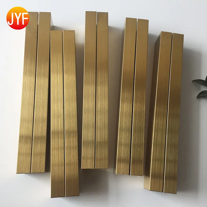 Z Z0027 JINYIFAN Заводская нержавеющая сталь Stucco карандаш на прямой кромки плитки Обрезанные