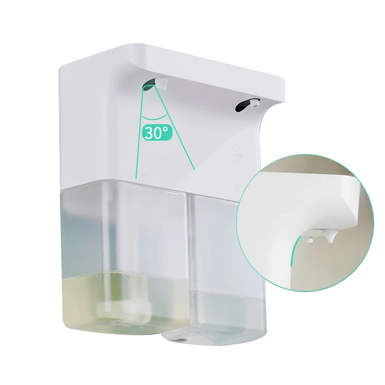 Hands Free Wall Mount 2 Chamber Dispenser Popular Double Head Foam Liquid Automatic Shower Soap Dispenser