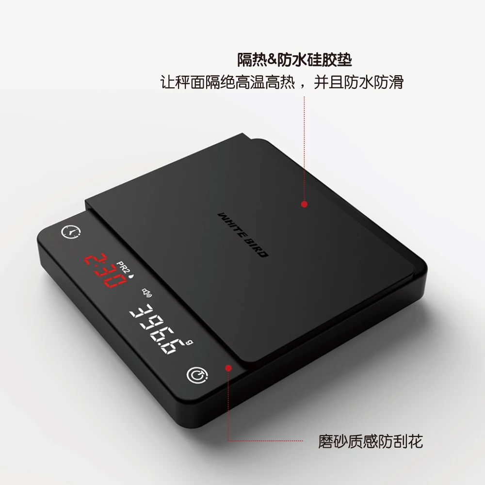 wholesale Digital Pocket Scale Coffee Scale Multi functional food scale USB Charging 2kg/0.1g