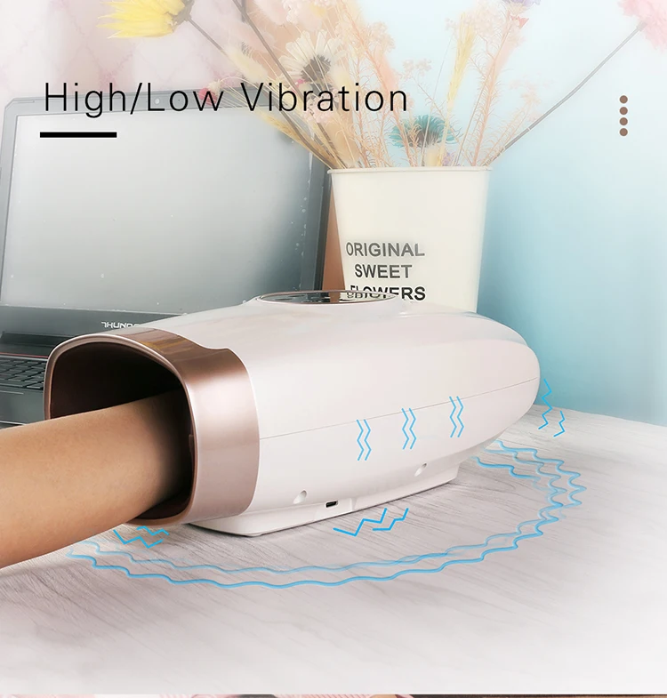 Vibration Hand Massage Machine Finger And Palm Massager With Heating Air Compression Hand Massager