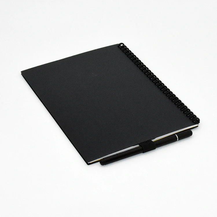 Reusable notebook with Removable Static Cling
