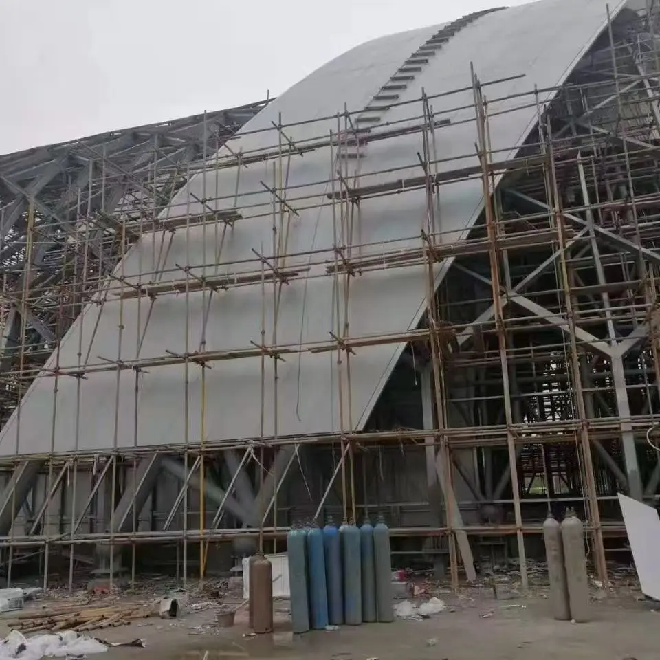 Modern Design Office Building Exterior Wall Batten Curtain Walls Aluminum Extrusion Profile Cladding Facade Aluminum Alloy