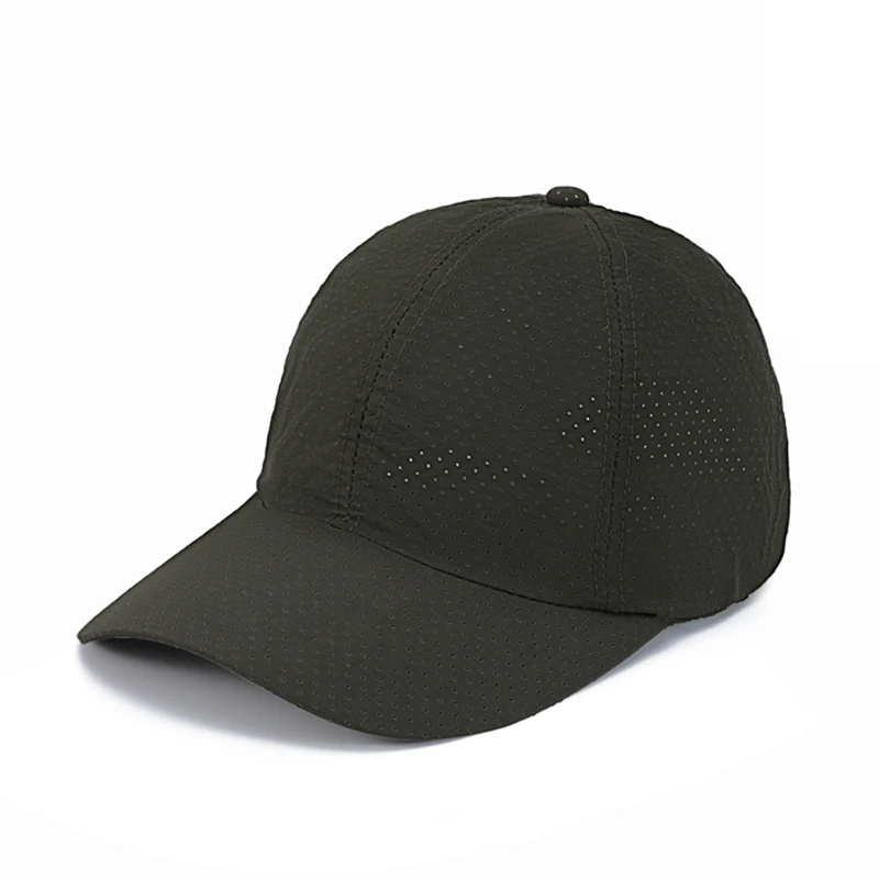 2022 Summer Women Men Mesh Baseball Cap Solid Snapback Label Stick Sunhat Outdoor Breathable Hip Hop Baseball Hats