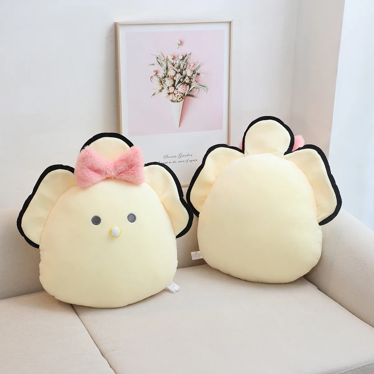 Cute White Oyster Soft Toy Stuffed Animals Pillow Kawaii Oyster Plush Toys Throw Pillows