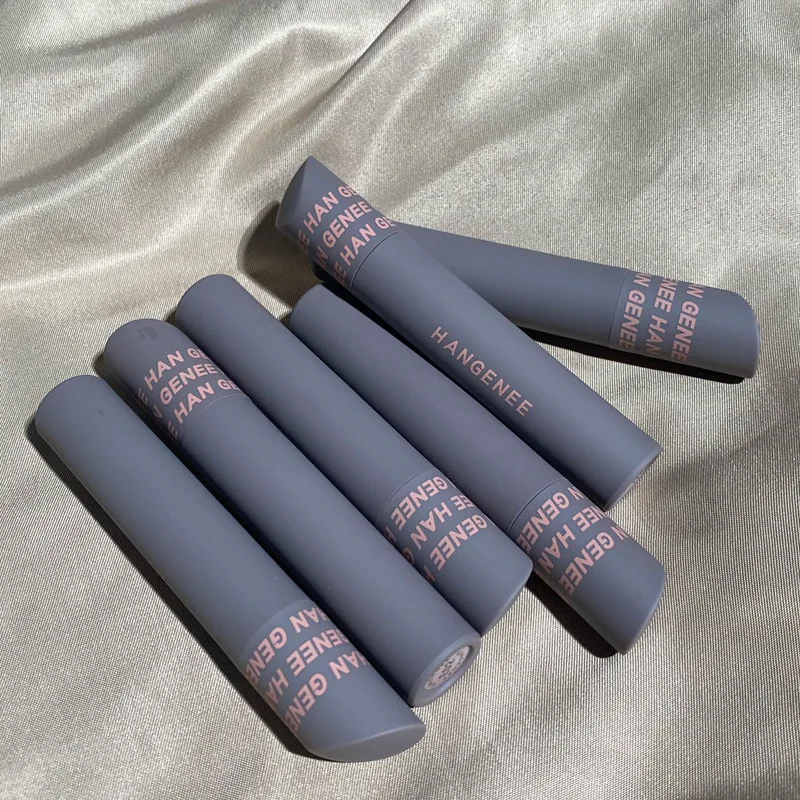 HANGENEE new fingertip lip glaze matte mist velvet unfading lipstick Lip makeup 6 color