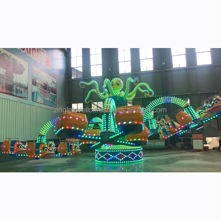 Manufacturer Outdoor Thrilling Adventure Games Rotary Fly Octopus Amusement Park Rides Big for Sale