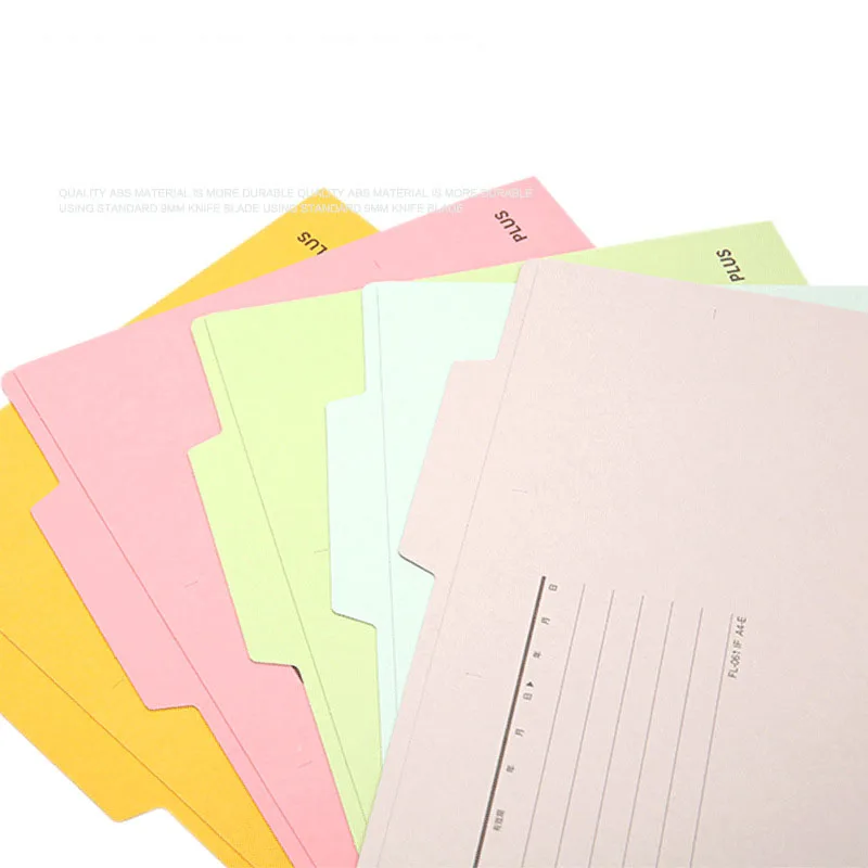 Custom manila folders double spring clip file A4 FC size available with PP Eco Friendly Material