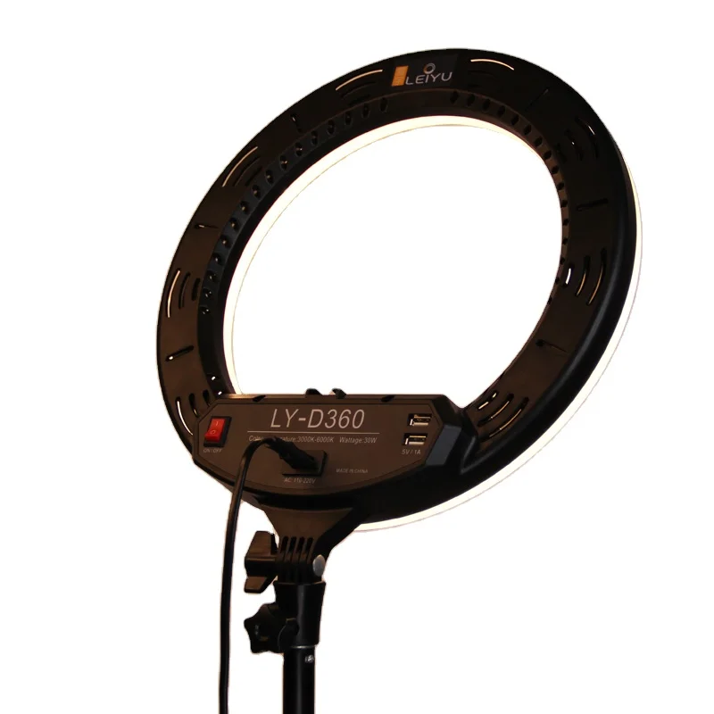 14inch Video Portable Phone  led circle online shopping makeup photography ring light with tripod stand