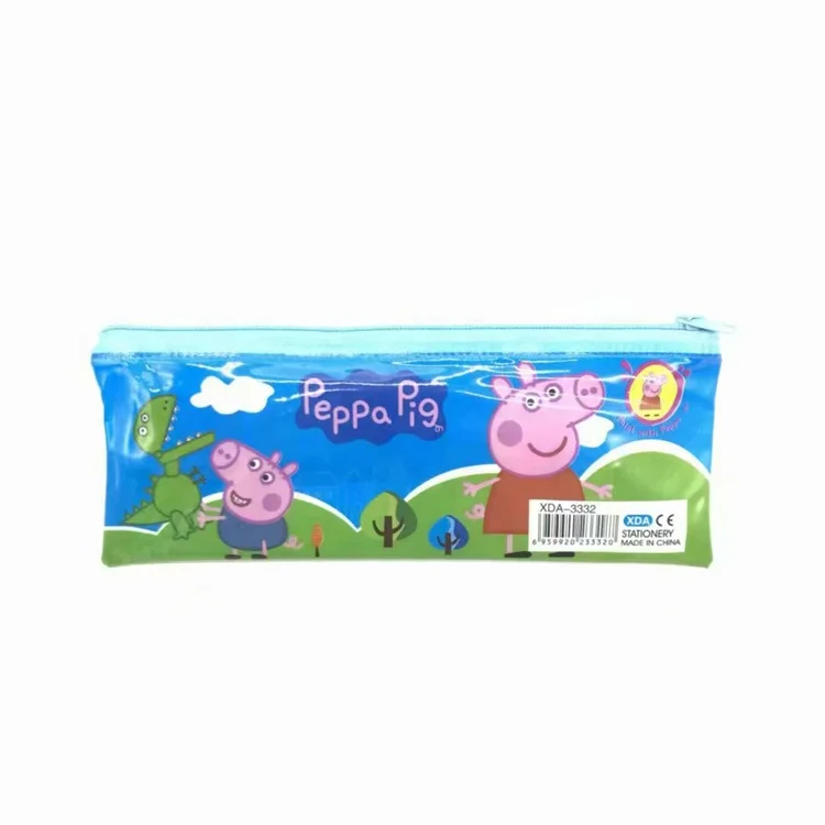 OEM Promotional Cartoon Sets into the  PVC Stationery Pen Bag  for Children Cute Stationery Set Kids Gift Office School Supplies
