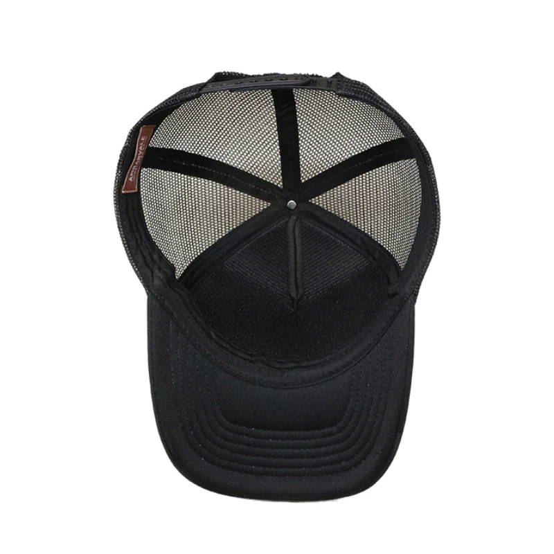 Custom Printing Two Town Polyester Foam Front 5 Panel High Crown Mesh Back Trucker Hat Cap
