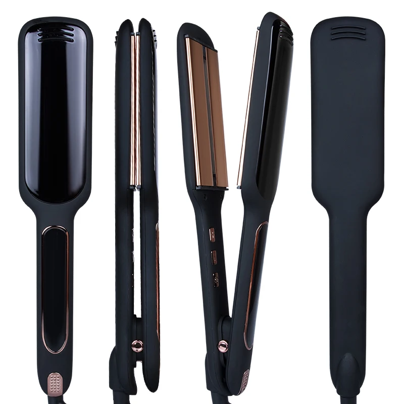 Wide version infrared hair straightener splint for household fast flat iron hair straightener