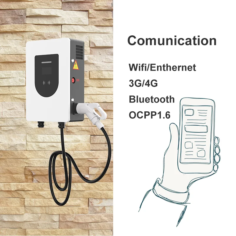 Промышленный Уровень 2 Smart 40a 50 кВт 40 60 cccs DC быстрая 22 канатная дорога EV зарядная станция для автомобилей