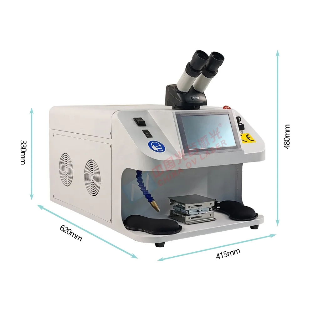 Laser spot YAG welding machine 100W jewelry welding machine Gold Silver Platinum soldering machine