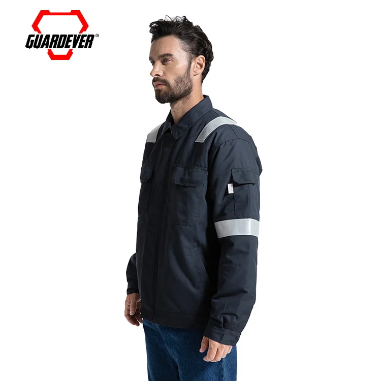 Extreme Protect Nomex Aramid IFR Inherent Winter Safety Fire Proof Flame Retardant FRC FR Fire Resistant Work Jacket