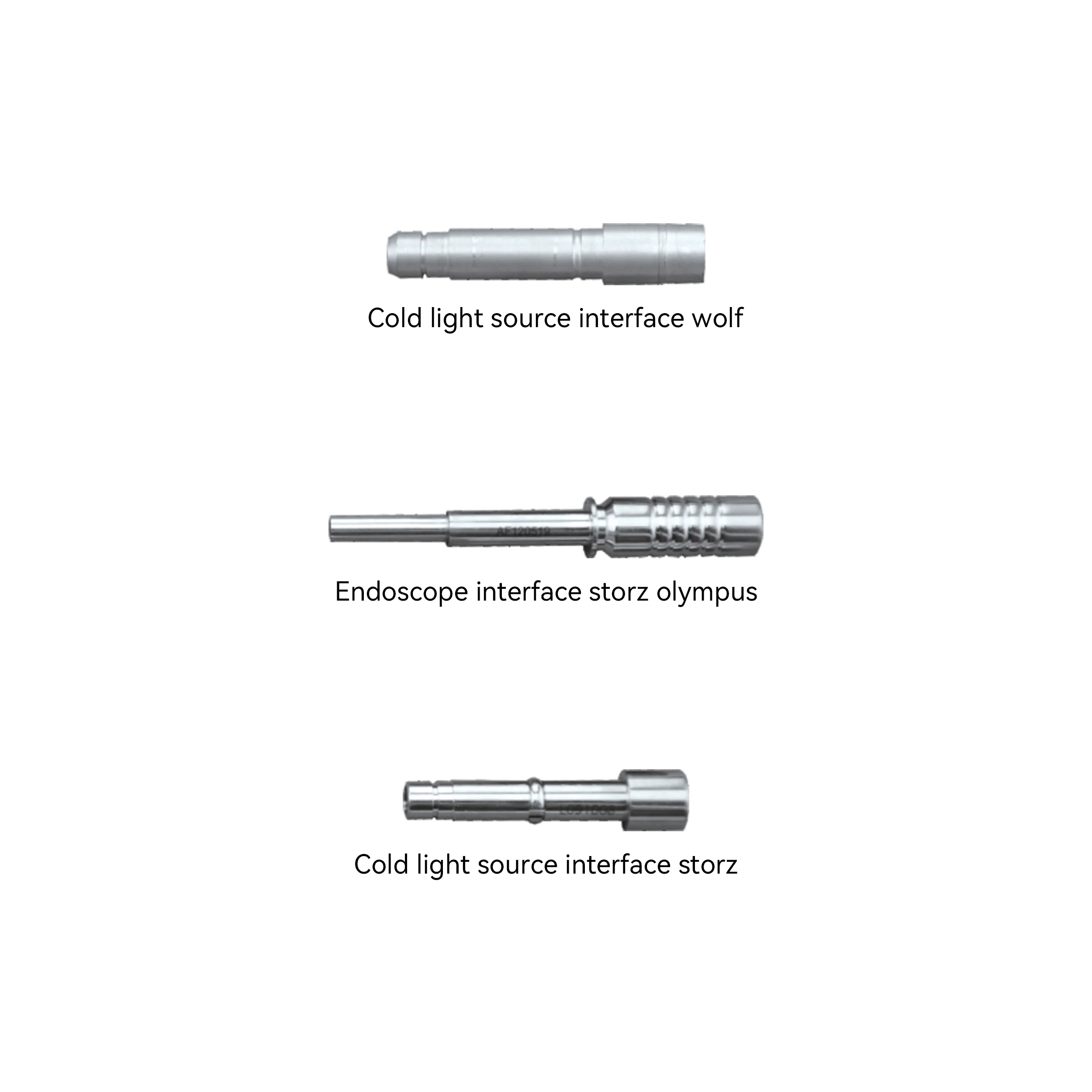 Storz Olympus Compatible Steel Endoscope Interface Accessories Wolfl ACMI Cold Light Outflow Valve Eric Evacuator Metal