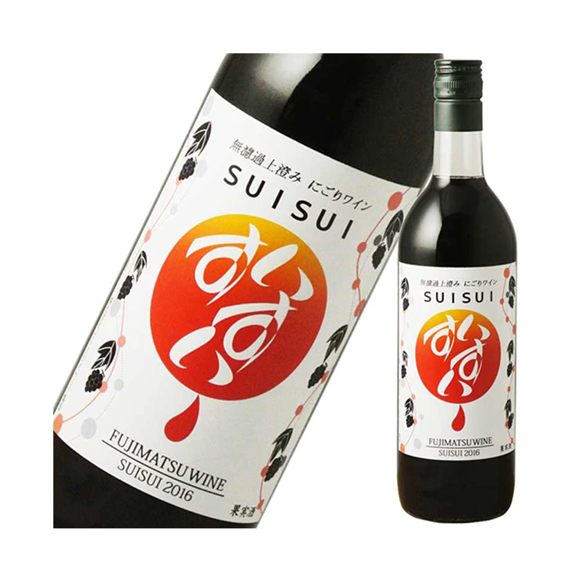 High Quality Japanese Semi Sweet Red Wine Suisui