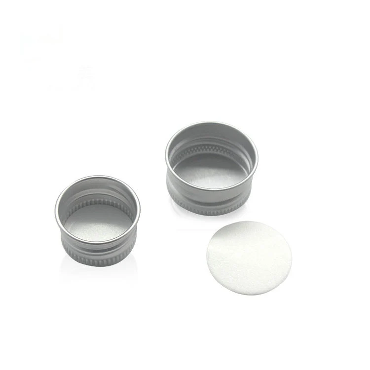 Aluminum Material Airtight Metal Spiral Cover For Straight Edge Glass Cans