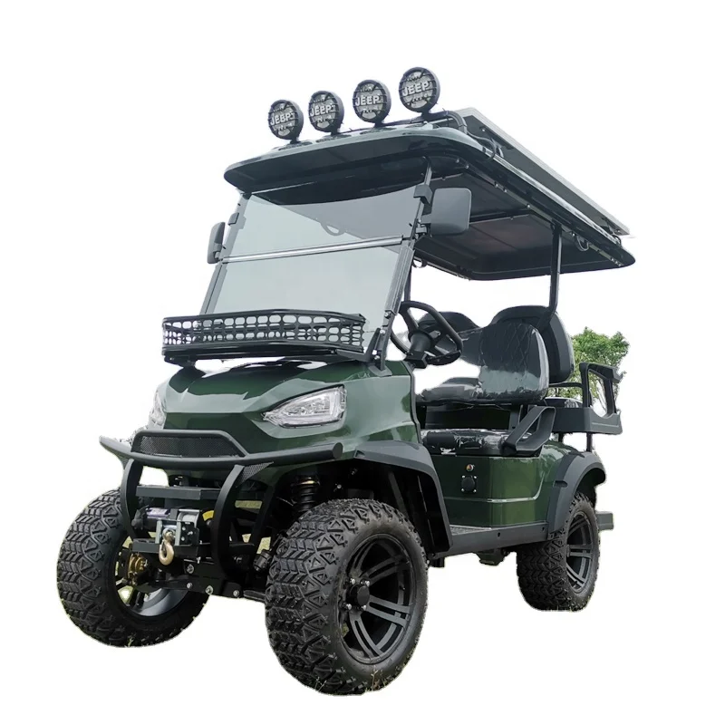 LSV 4 Seater 72v Lithium Ion Battery Electric Golf Cart for Hunting for Sale