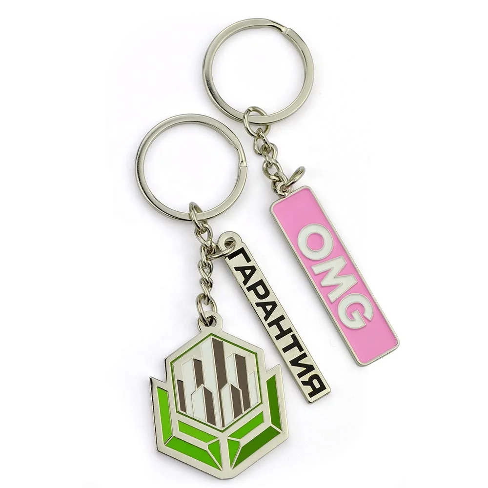 Custom shape carabiner cartoon rotating metal and leather keychain billet stainless steel metal craft gift manufacturer