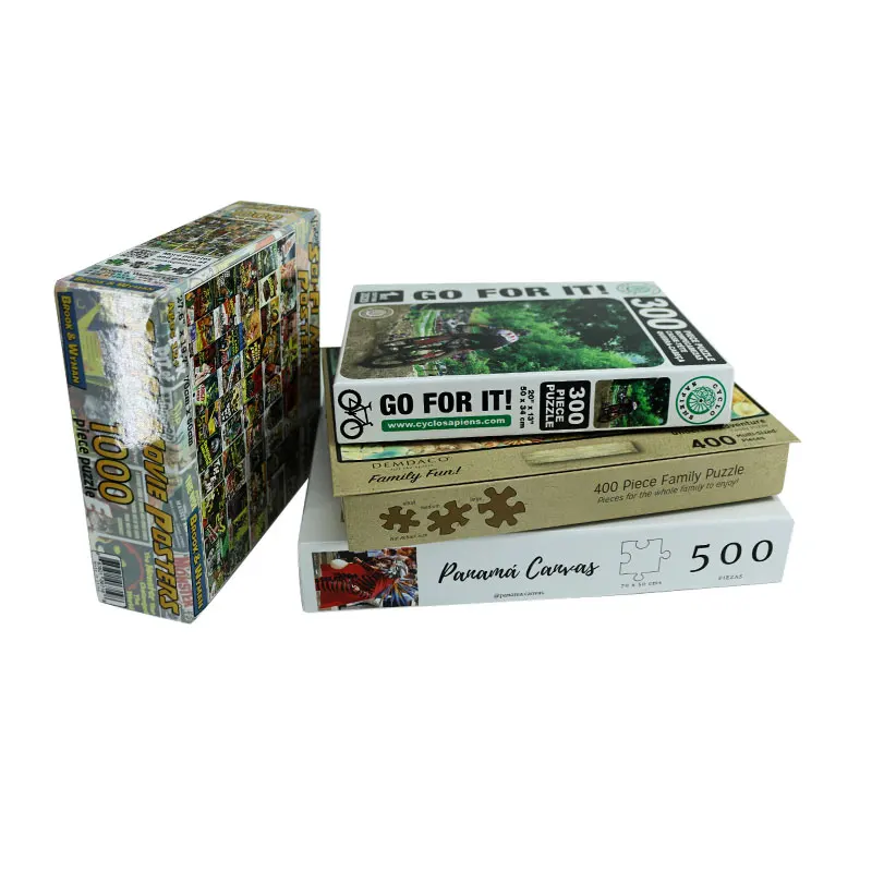 Free samples wholesale custom educational toys custom personalized toys 500 pieces 1000 pieces puzzles for adults and children