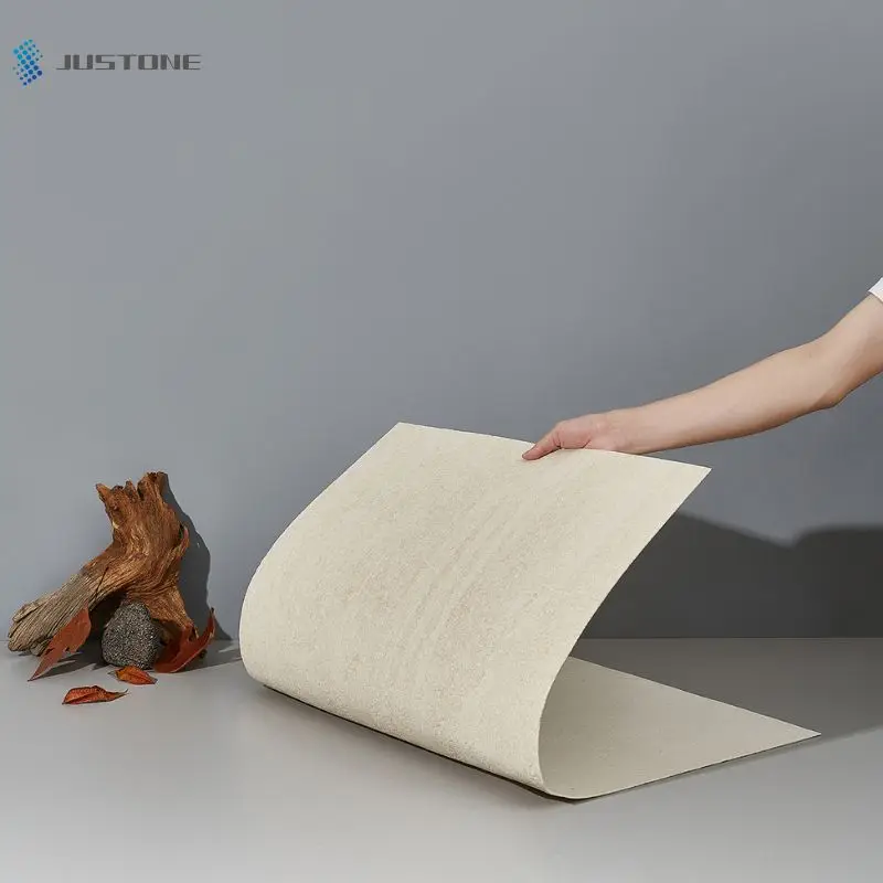 Justone Factory wholesales Flexible stone wall panel tiles veneer sheet Soft stone Travertine for Home decoration