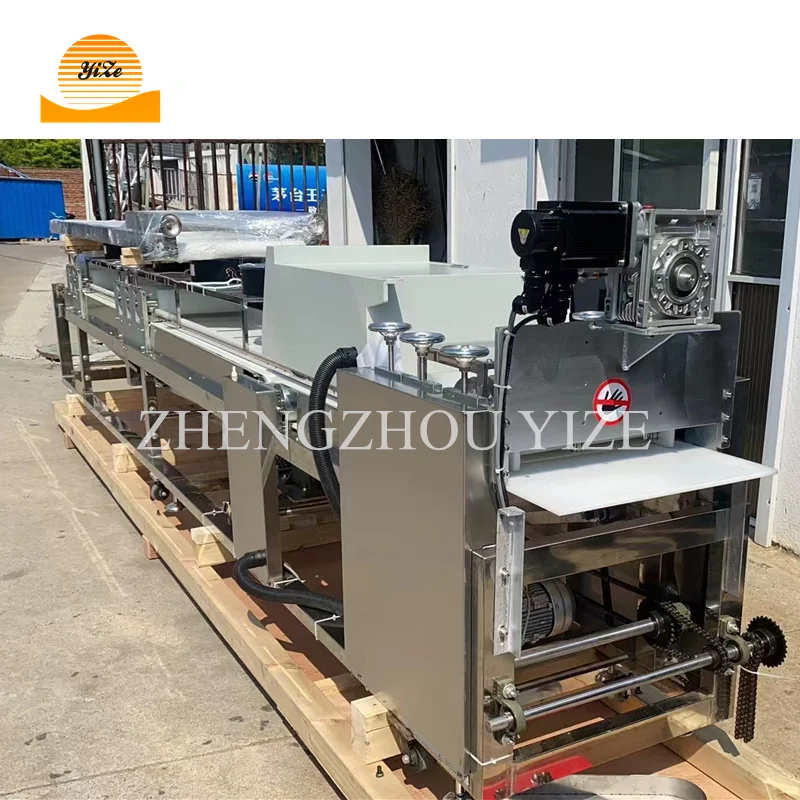 Food Machinery Nougat Production Line Snack Automatic Chakima Peanut Candy Cereal Bar Maker Peanut Brittle Machine