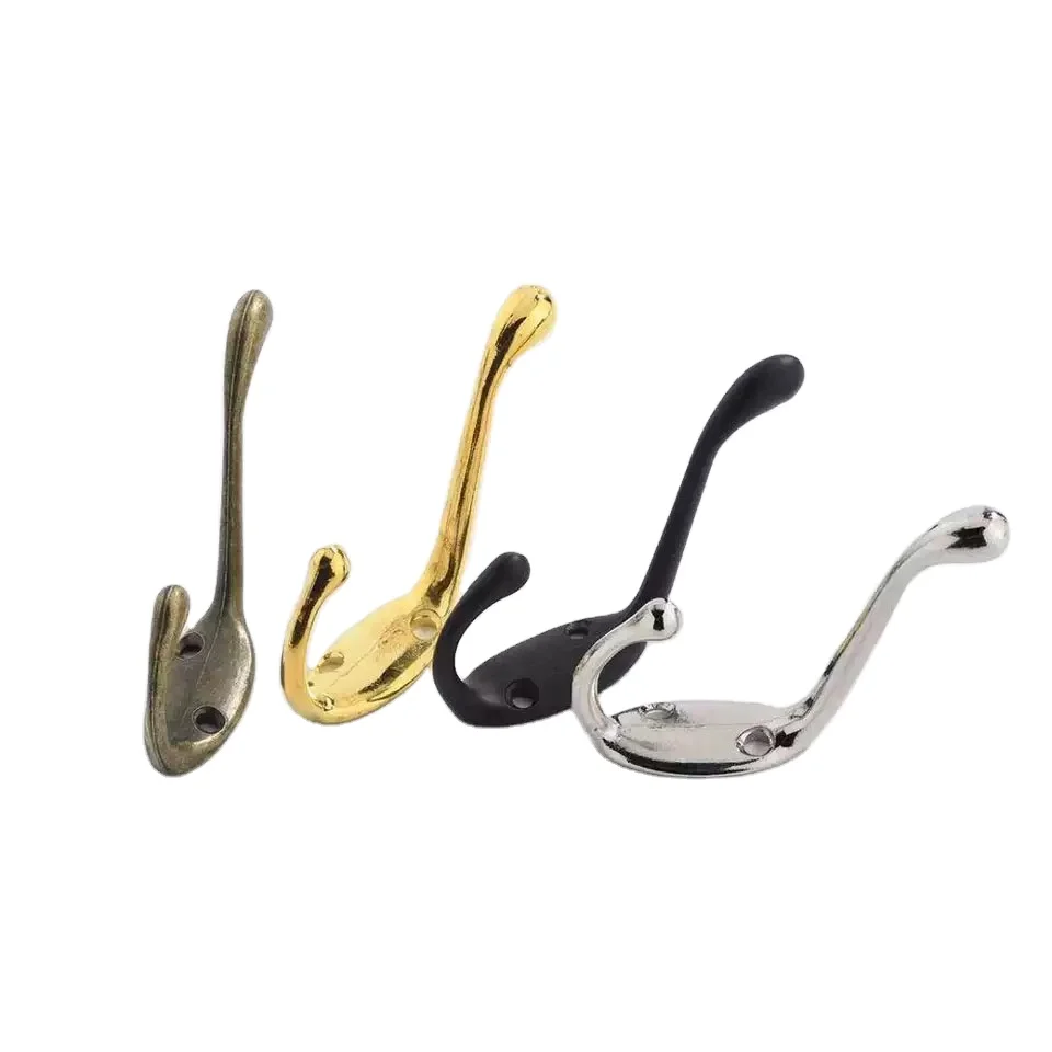 Supplier metal coat hooks door kitchen hooks for home hat clothes Hanger towel keys wall mounted hooks