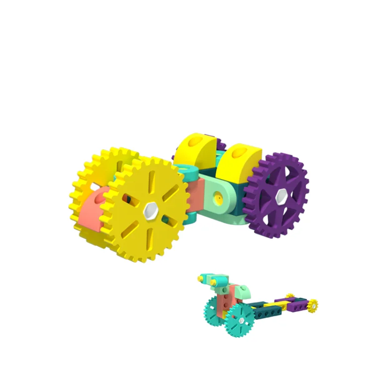 From Manufacturer Learning Children Gear Building Block Construction Toy Intellect Blocks Set