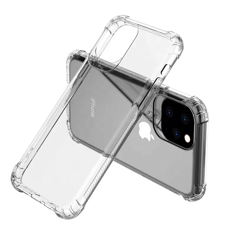 Прозрачная мягкая задняя крышка из ТПУ чехол для мобильного телефона iPhone 11 Pro Max