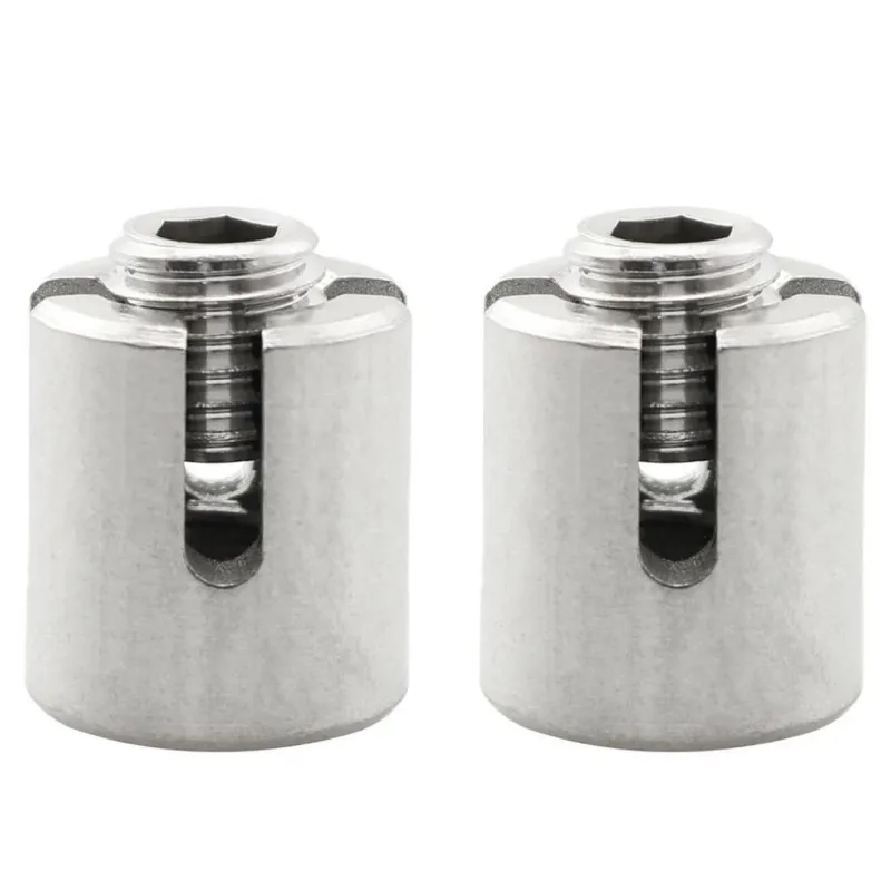 1/8 Clip Green Wall SS316 Stainless Steel Wire Rope Trellis Cross Cable Clamp