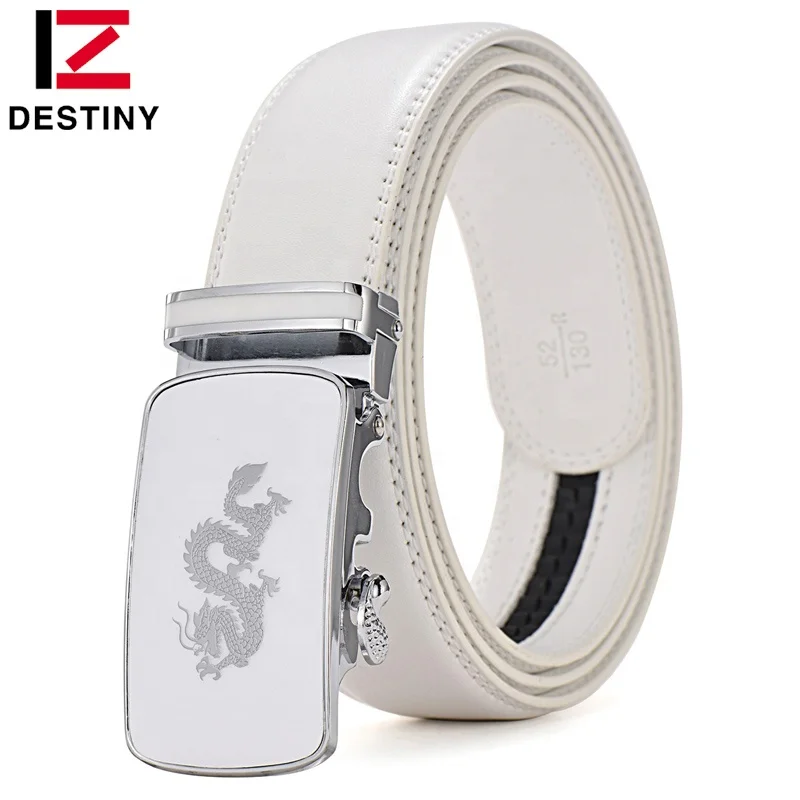 
Мужской ремень из натуральной кожи с автоматической пряжкой 