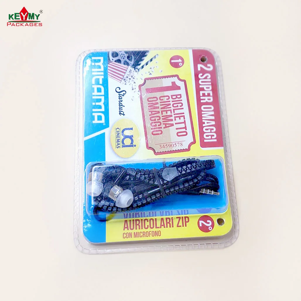 charger Blister packaging  phone cables charger packaging  with Paper