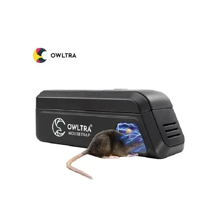 [OWLTRA]Battery Powered Smart Pest Control Product Device Plastic Wifi Humane Mouse Trap Electric Rat Trap For Office
