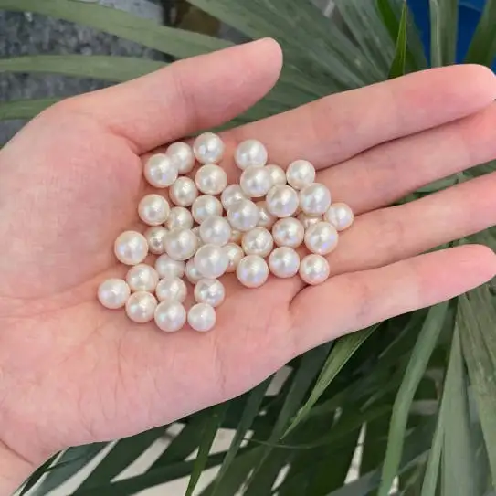 Wholesale Price Custom Loose Edison Baroque Pearls Blank Natural Gemstone Mother Of Pearl Loose Gemst