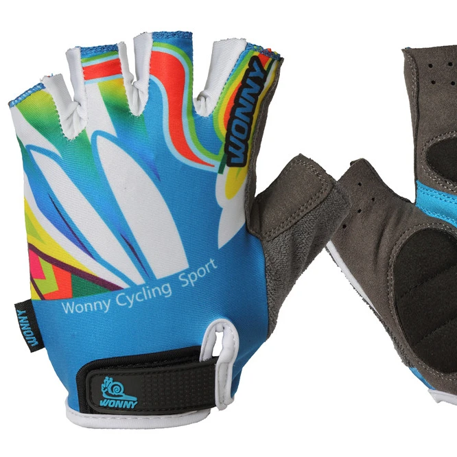 Wholesale Bicycle Pro-biker Gloves Stocks Outdoor Sports Gloves Breathable Half Finger Gel Cycling Gloves