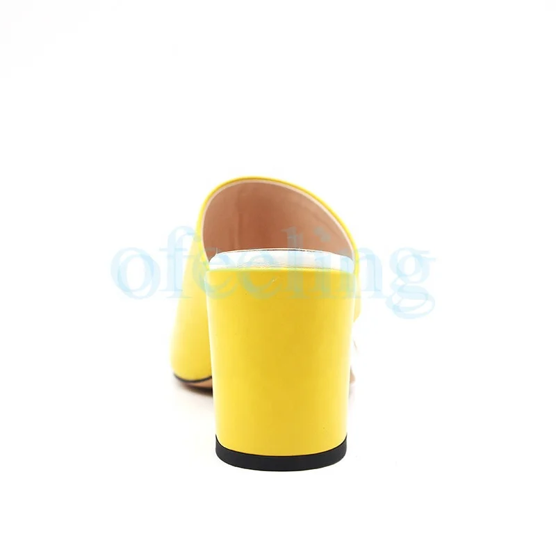 
Summer Women High Heel Shoes Open toe Mules Cut out Square Heels Sandals Slippers Casual Outdoor Pumps Loafers 