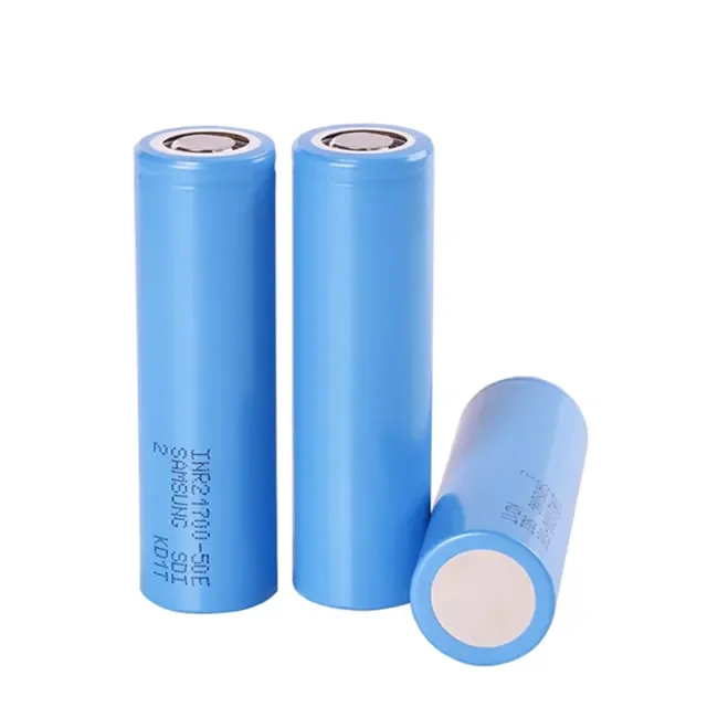 original high capacity cylindrical power 50E Rechargeable Battery 30A 21700 5000mah 3.7 v 21700 lithium battery