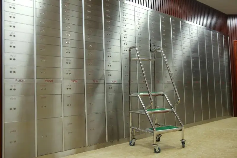 Bank safe deposit box Top quality OEM Hotel hot rolling sheet deposit money safe box locker Jinzheng safe